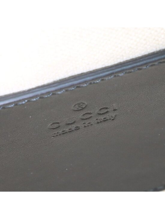 Gucci Bamboo Backpack Leather Black Gold main image 4